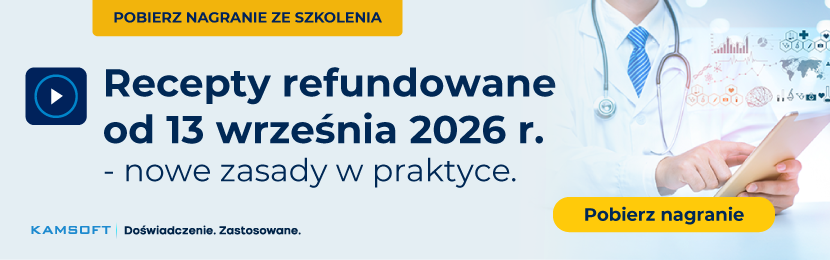 Nagrania ze szkolenia Recepta refundowana od 13 września 2026 r.